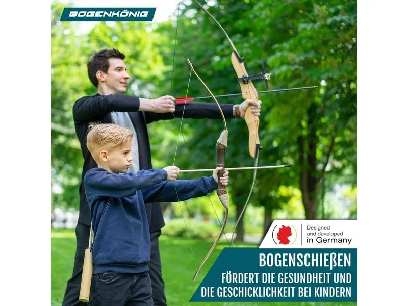 Bogenkönig Bogenschiess-Set 10-teilig Bogenkönig Bogenschiess-Set 10-teilig