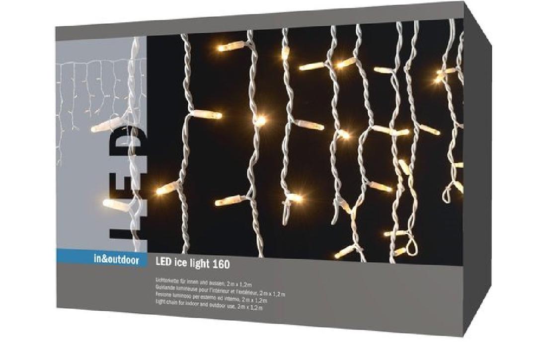 STT LED-Lichtervorhang Ice Light 160 Grün