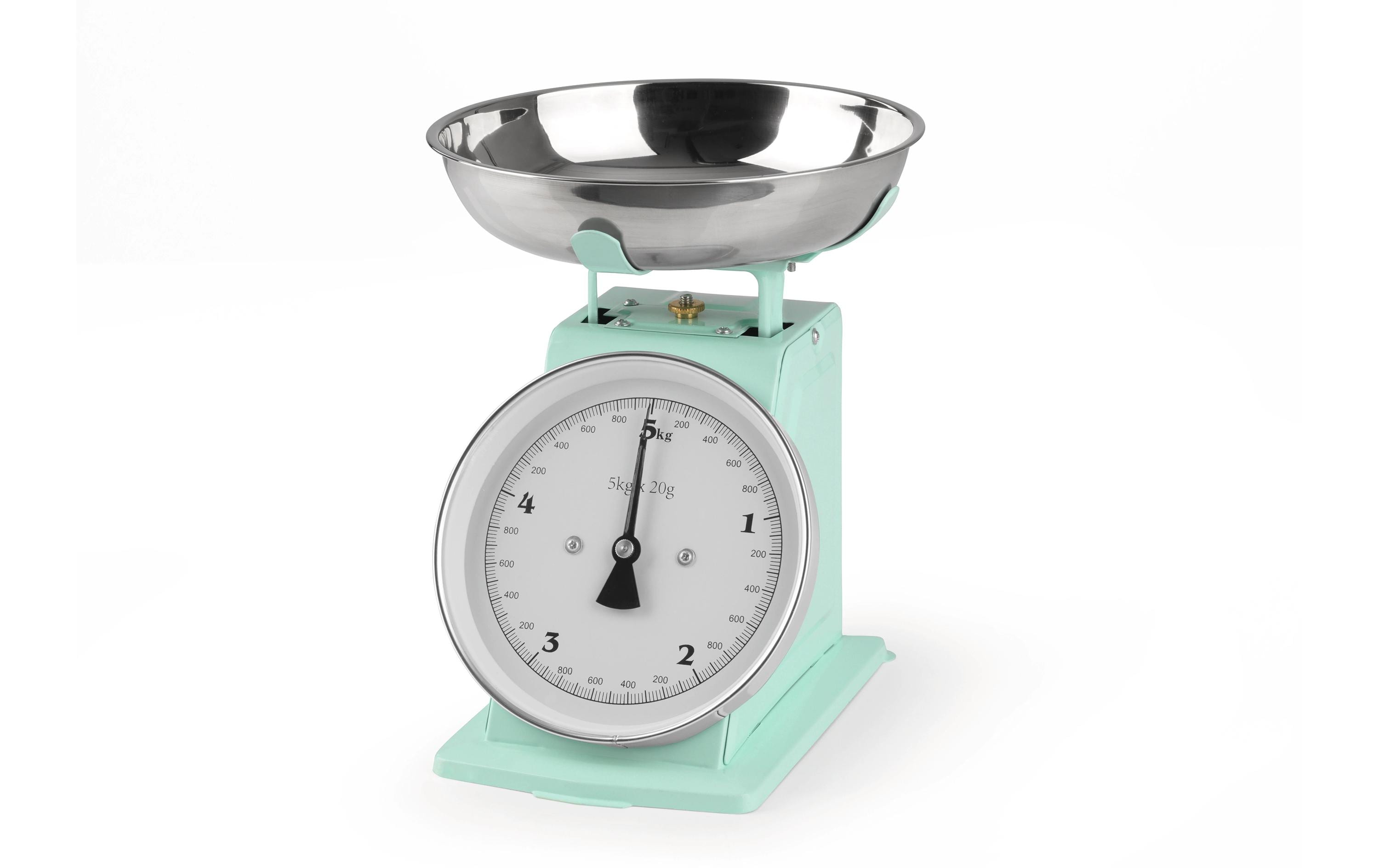 GOURMETmaxx Küchenwaage 5 kg, 20g-Schritte, Edelstahl