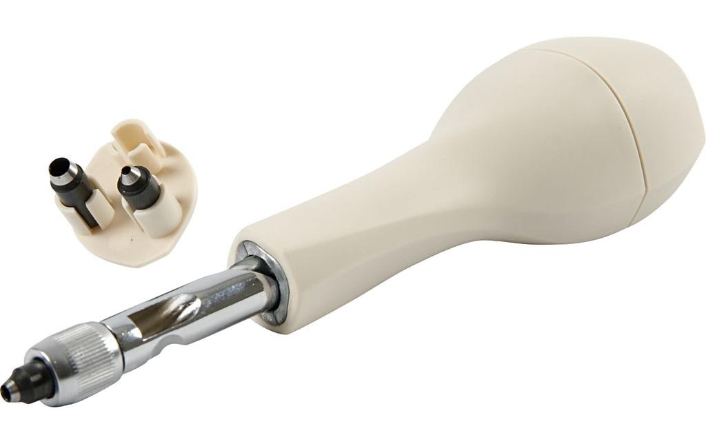 Creativ Company Schraublochstanzer mit 3 Aufsätzen