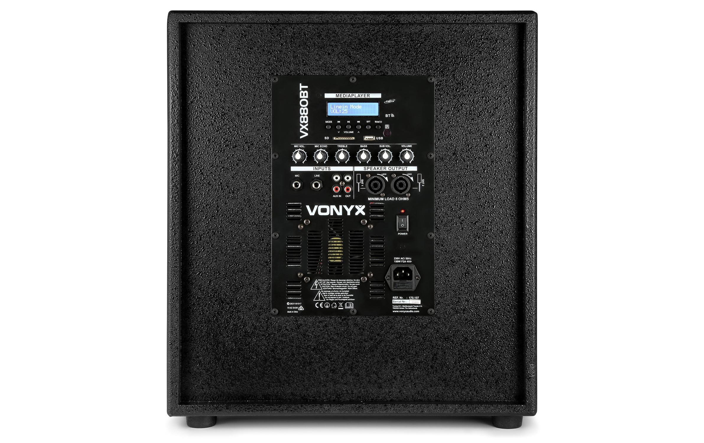 Vonyx PA-System VX880BT