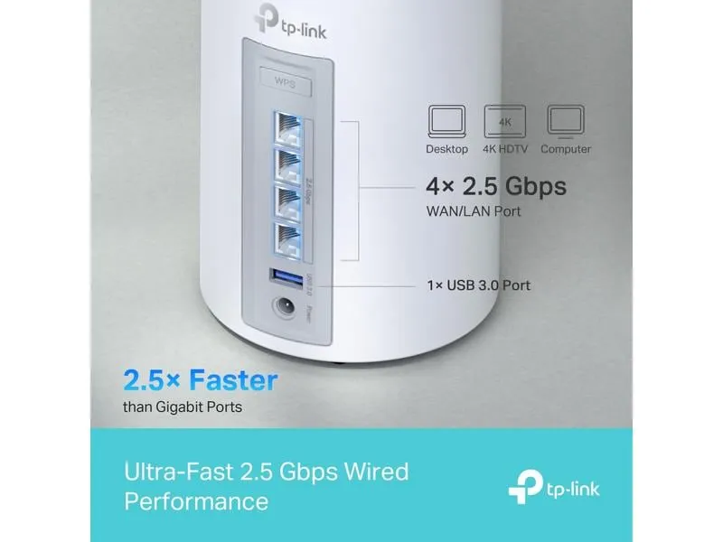 TP-Link Mesh-System Deco BE65 Einzeladapter TP-Link Mesh-System Deco BE65 Einzeladapter