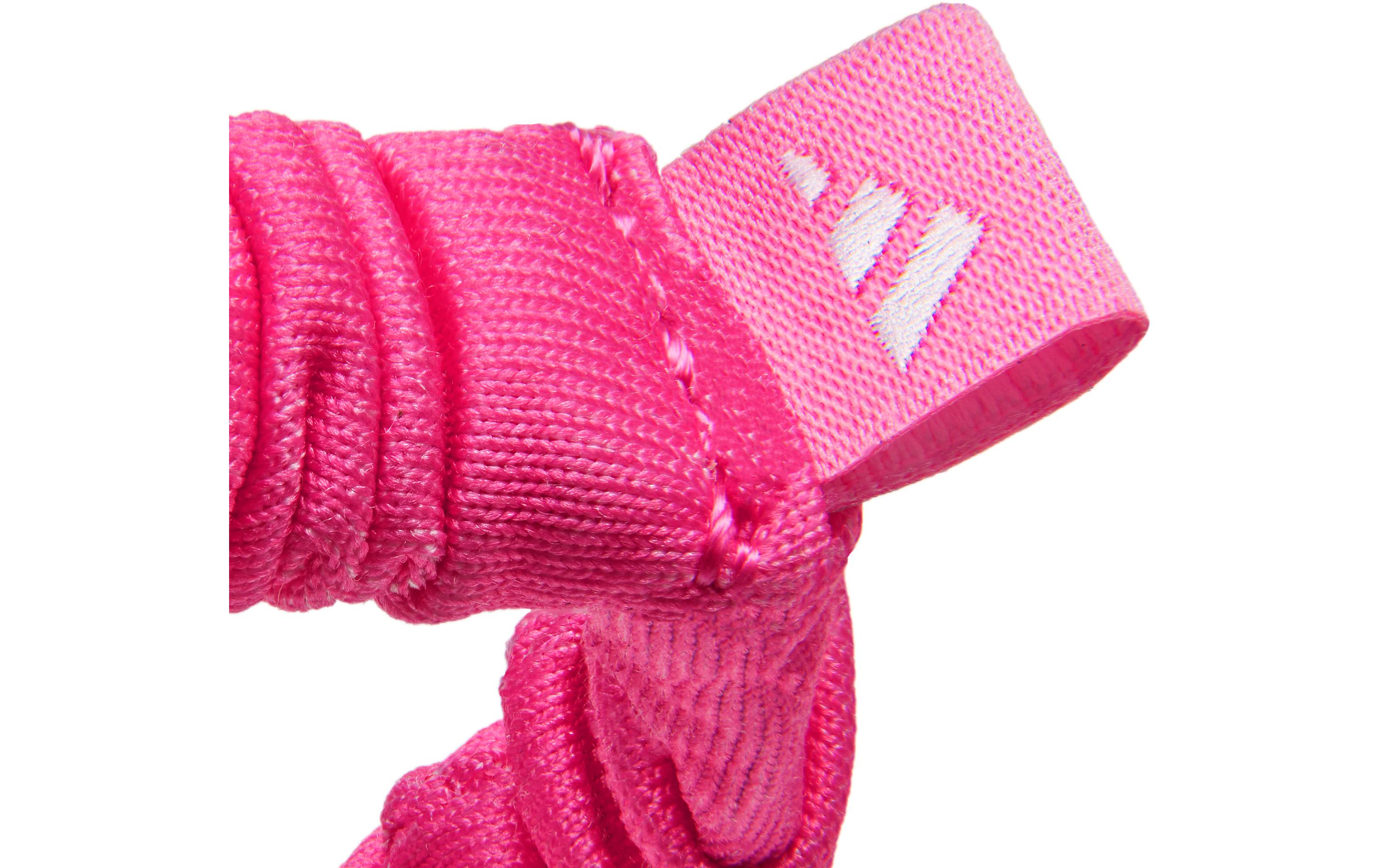 adidas Hair Scrunchies Schwarz und Lucid Pink