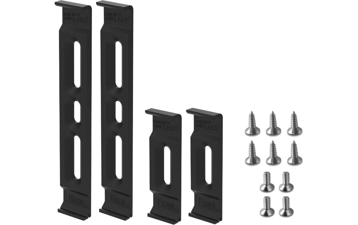 21CARS Kennzeichenhalterset Klick, Hochformat, Schwarz 21CARS Kennzeichenhalterset Klick, Hochformat, Schwarz
