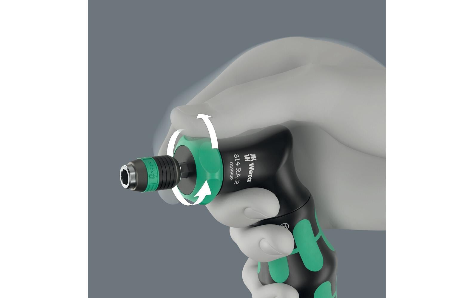 Wera Ratschen-Set Kraftform Kompakt Pistol RA-R 1, 7-teilig