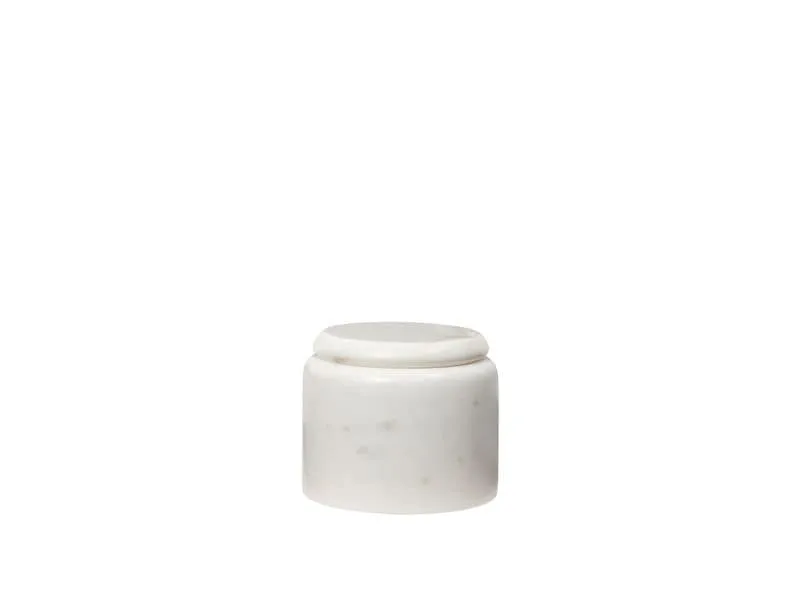 Broste Copenhagen HEDVIG Marmor Weiss Ø 10 cm x H 8 cm