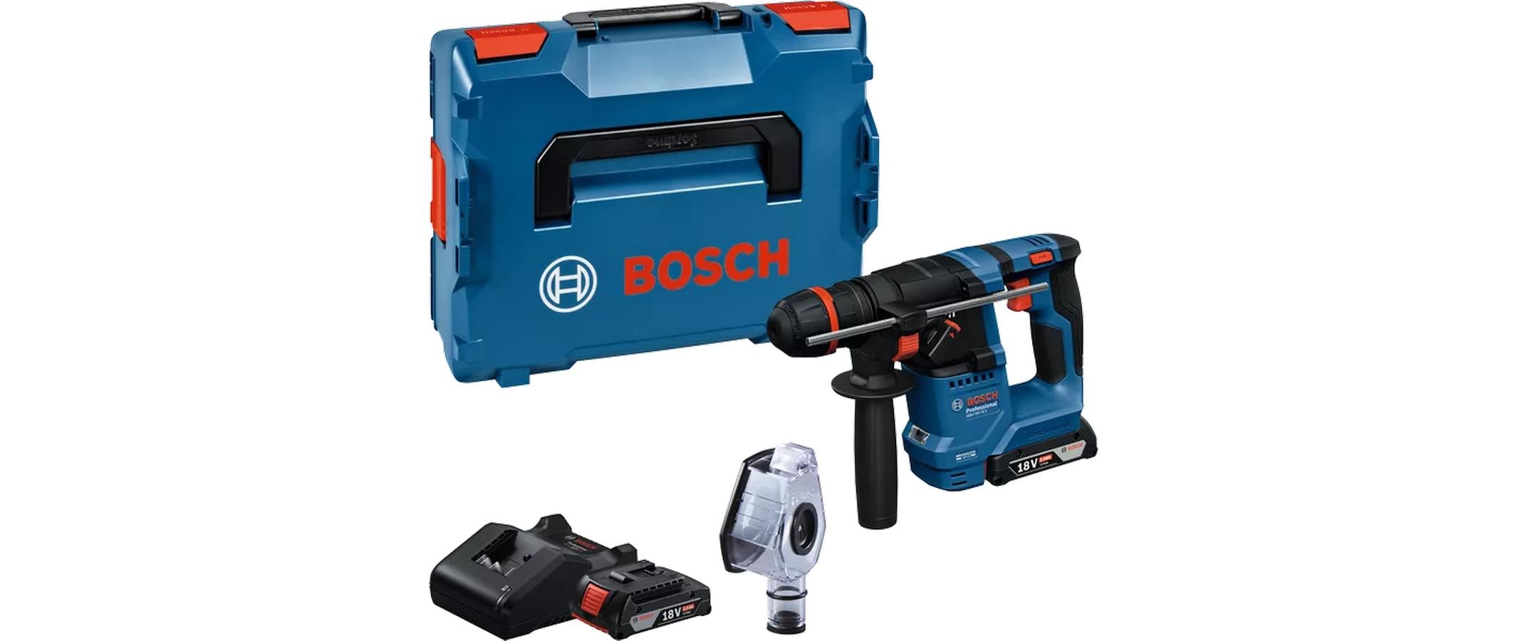 Bosch Professional Akku-Bohrhammer mit ONECHUCK GBH 18 V-18 X 2x Akku in L-BOXX Bosch Professional Akku-Bohrhammer mit ONECHUCK GBH 18 V-18 X 2x Akku in L-BOXX