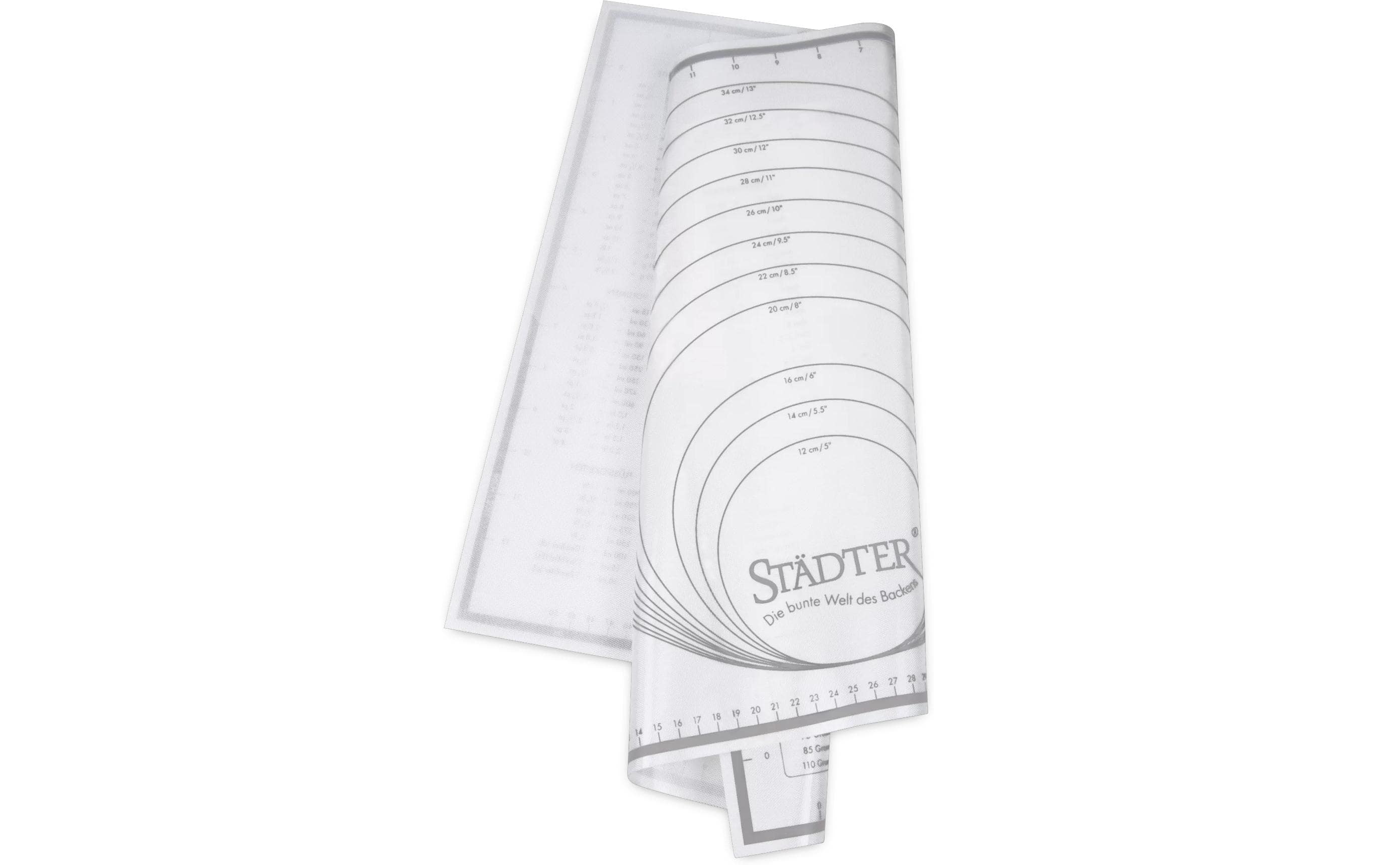 Städter Backmatte 60 x 40 cm 1 Stück, Weiss, 60 x 40 cm