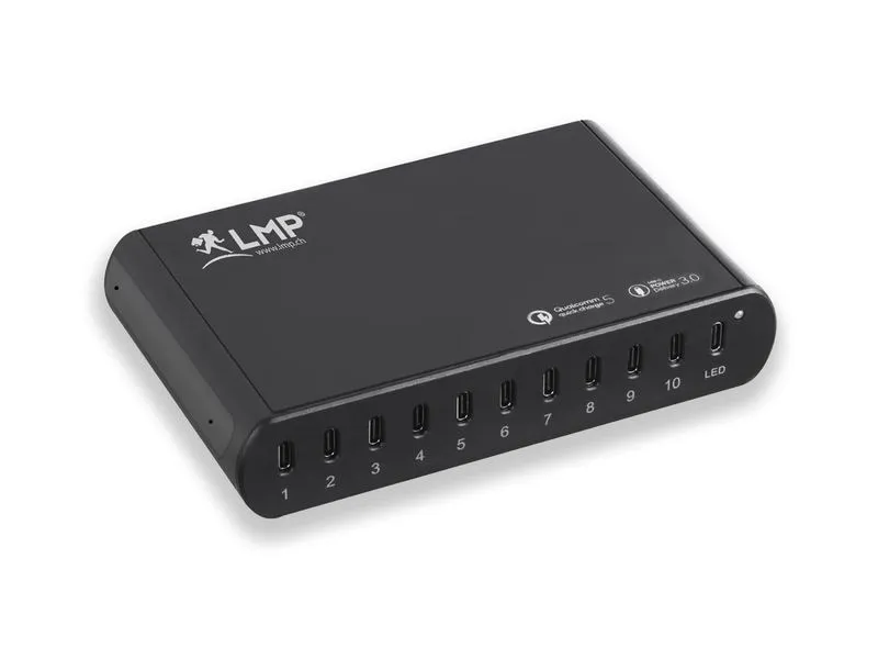 LMP SmartCharge mini 10-250 USB-C, 10 Ports, 250 W LMP SmartCharge mini 10-250 USB-C, 10 Ports, 250 W
