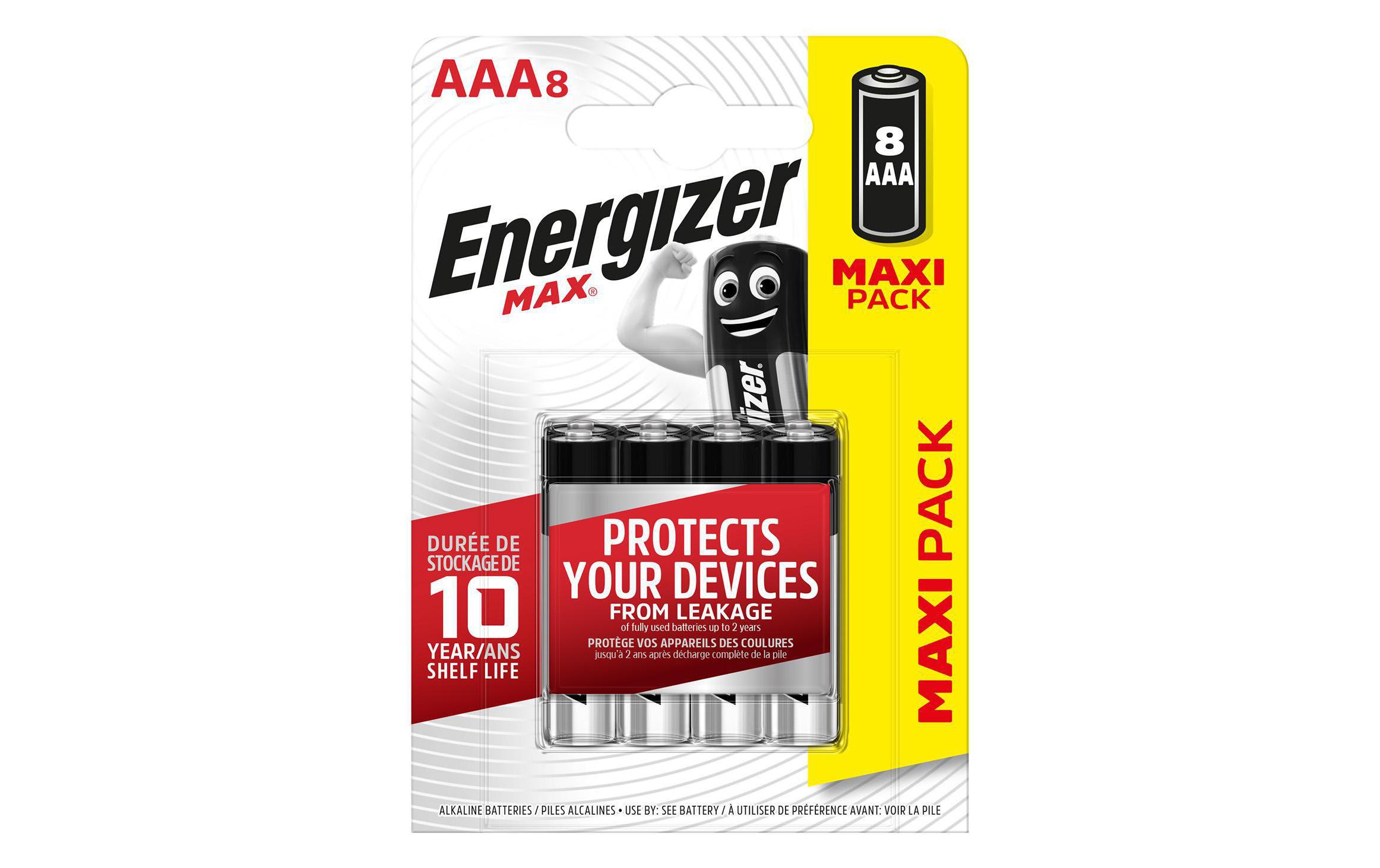 Energizer Batterie MAX AAA LR03 8 Stück Energizer Batterie MAX AAA LR03 8 Stück