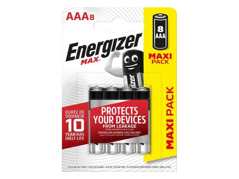 Energizer Batterie MAX AAA LR03 8 Stück Energizer Batterie MAX AAA LR03 8 Stück