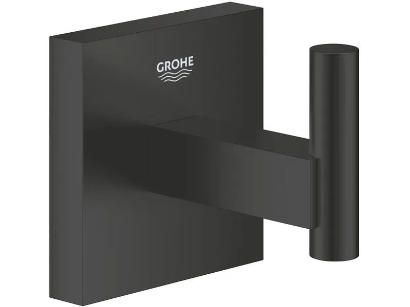 GROHE Start Cube Bademantelhaken Schwarz/Black Mat GROHE Start Cube Bademantelhaken Schwarz/Black Mat