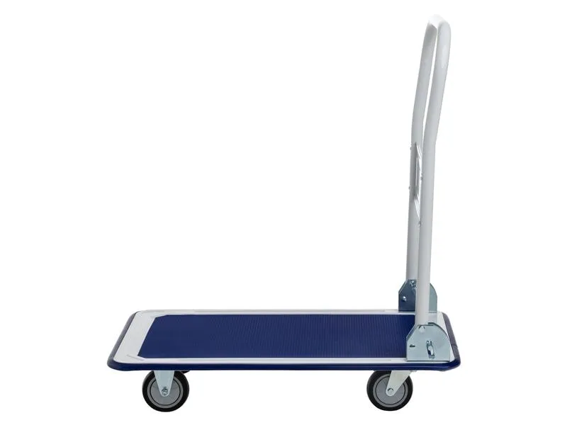 STRUCT Plattformwagen 150 kg, Blau/Weiss STRUCT Plattformwagen 150 kg, Blau/Weiss