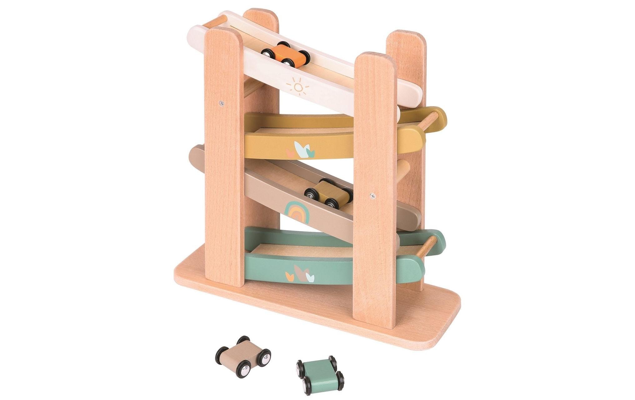 Spielba Holzspielwaren Auto-Überschlagbahn Spielba Holzspielwaren Auto-Überschlagbahn