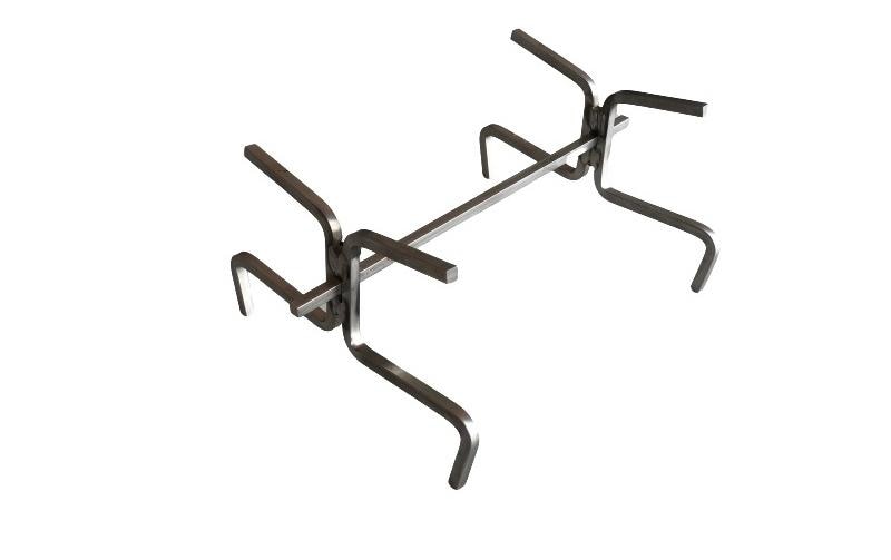 Swiss Cobra Abbrandständer Grösse S für 20er/25er/33er Spaltholz Swiss Cobra Abbrandständer Grösse S für 20er/25er/33er Spaltholz