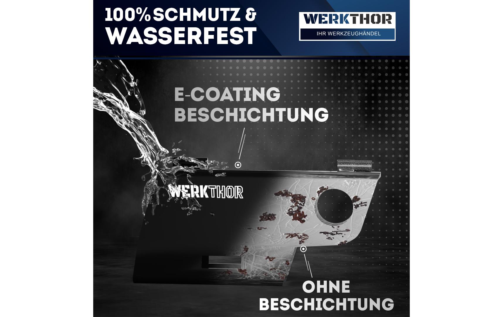 Werkthor Edelstahl Anhängerschloss