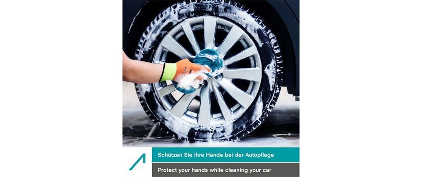 ACE Arbeitshandschuh HydroGrip 2 Paar 07/S Grösse: S, Orange