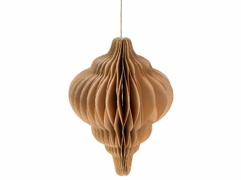 COCON Aufhänger Weihnachtsdeko 6er-Set, Hellbraun