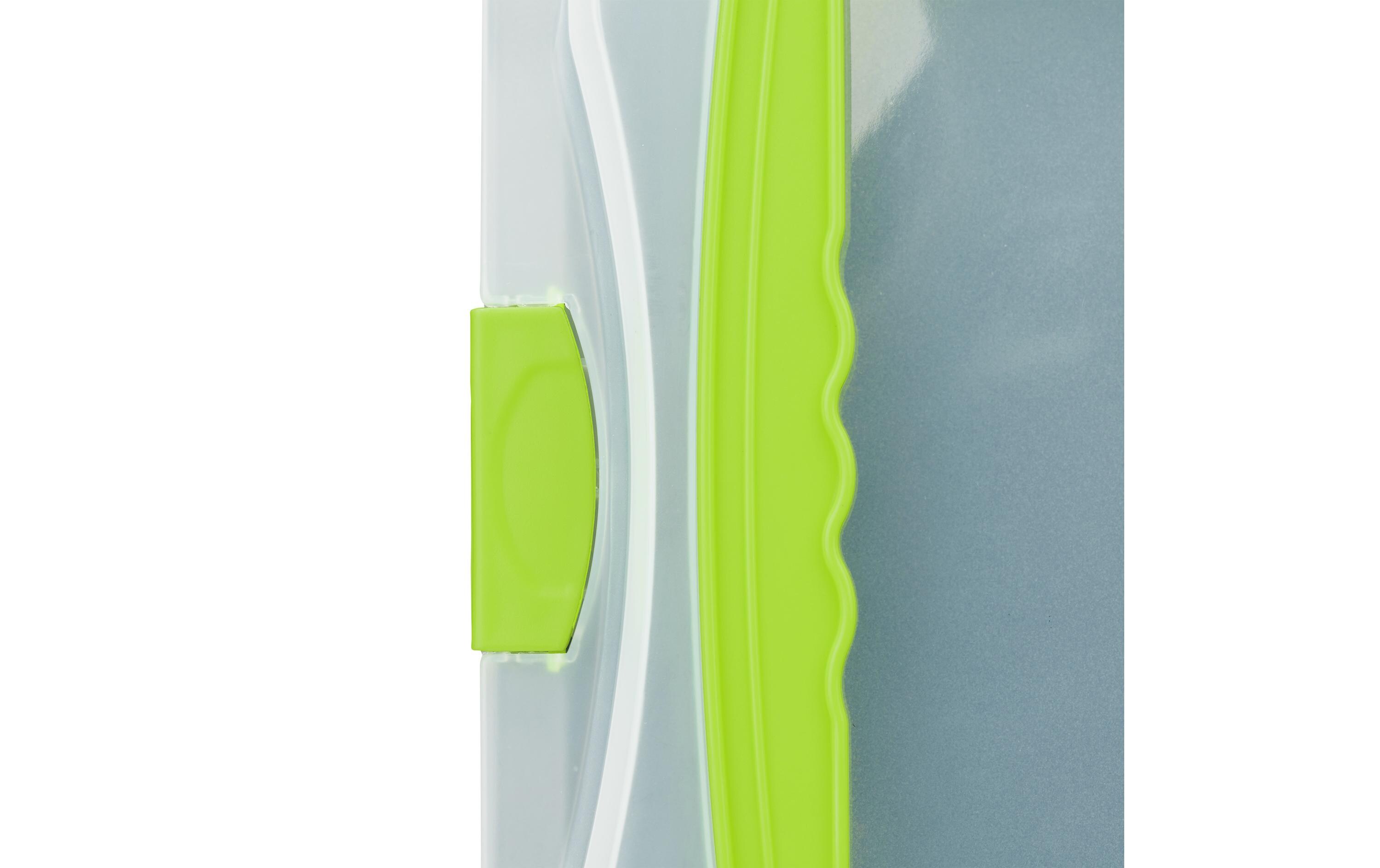 relaxdays Backform eckig 40.5 cm x 32.5 cm, Schwarz/Grün