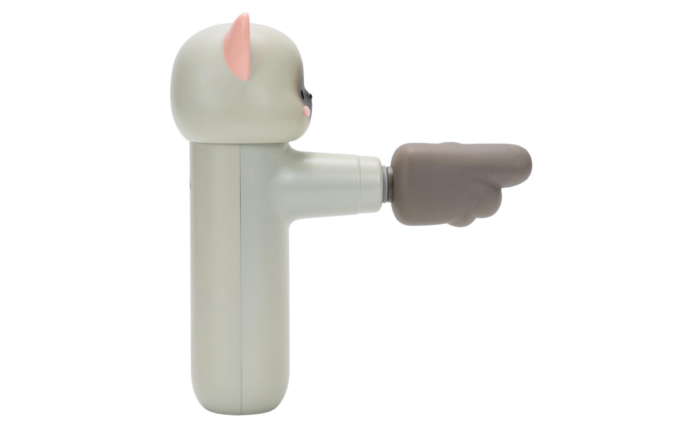 Acecool Handmassagegerät Katze, Hellgrau