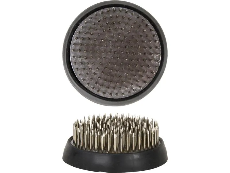 Esschert Design Steckigel Kenzan L Schwarz/Silber
