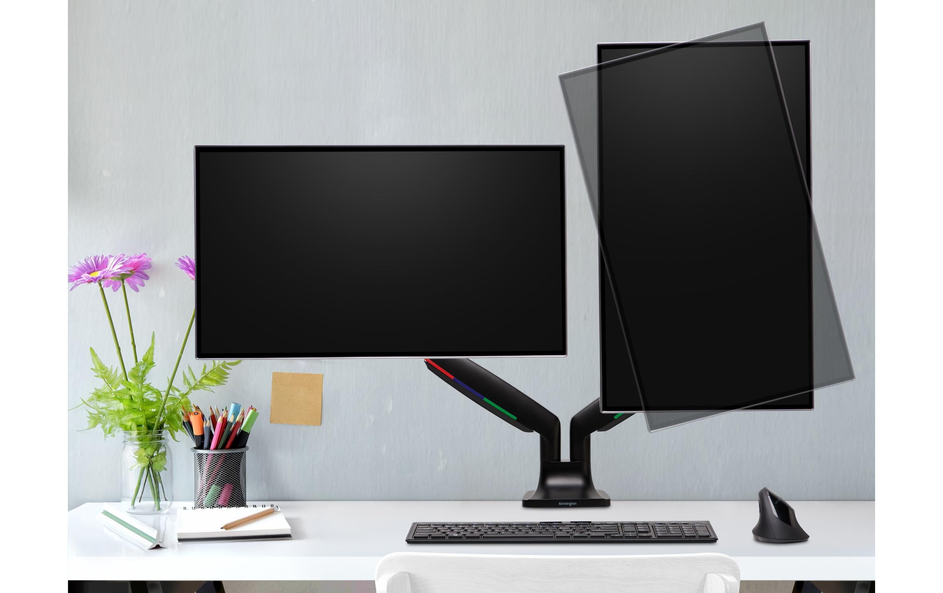 Kensington Tischhalterung SmartFit OneTouch Dual Schwarz