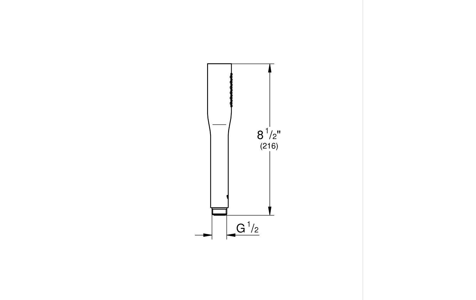 GROHE Euphoria Cosmopolitan Handbrause Kunststoff Chrom 21.6 cm