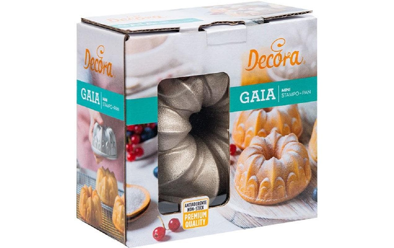 Decora Gugelhupf-Backform Gaia Ø 10 cm, Champagner