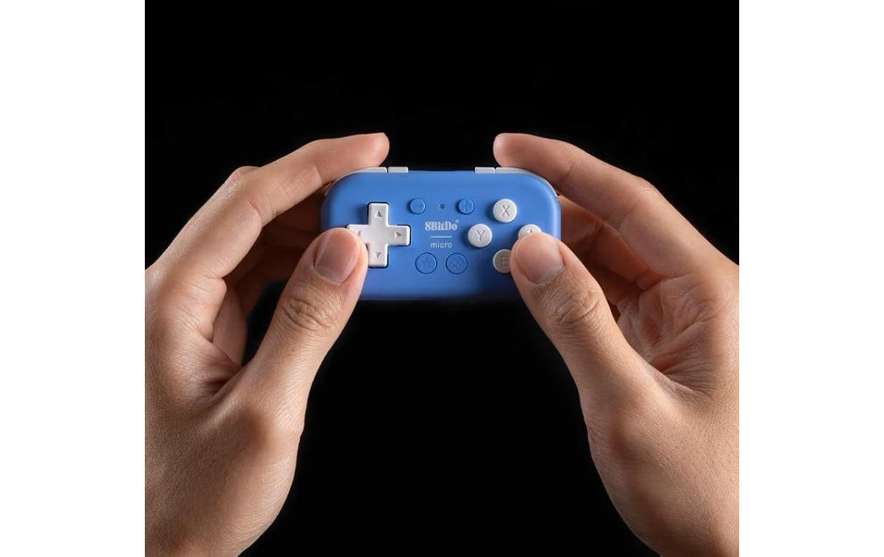 8bitdo Gamepad Micro Wireless Controller NSW2/NSW/Android Blau
