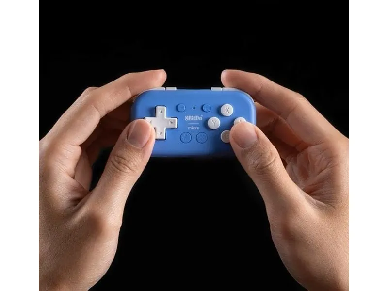 8bitdo Gamepad Micro Wireless Controller NSW2/NSW/Android Blau