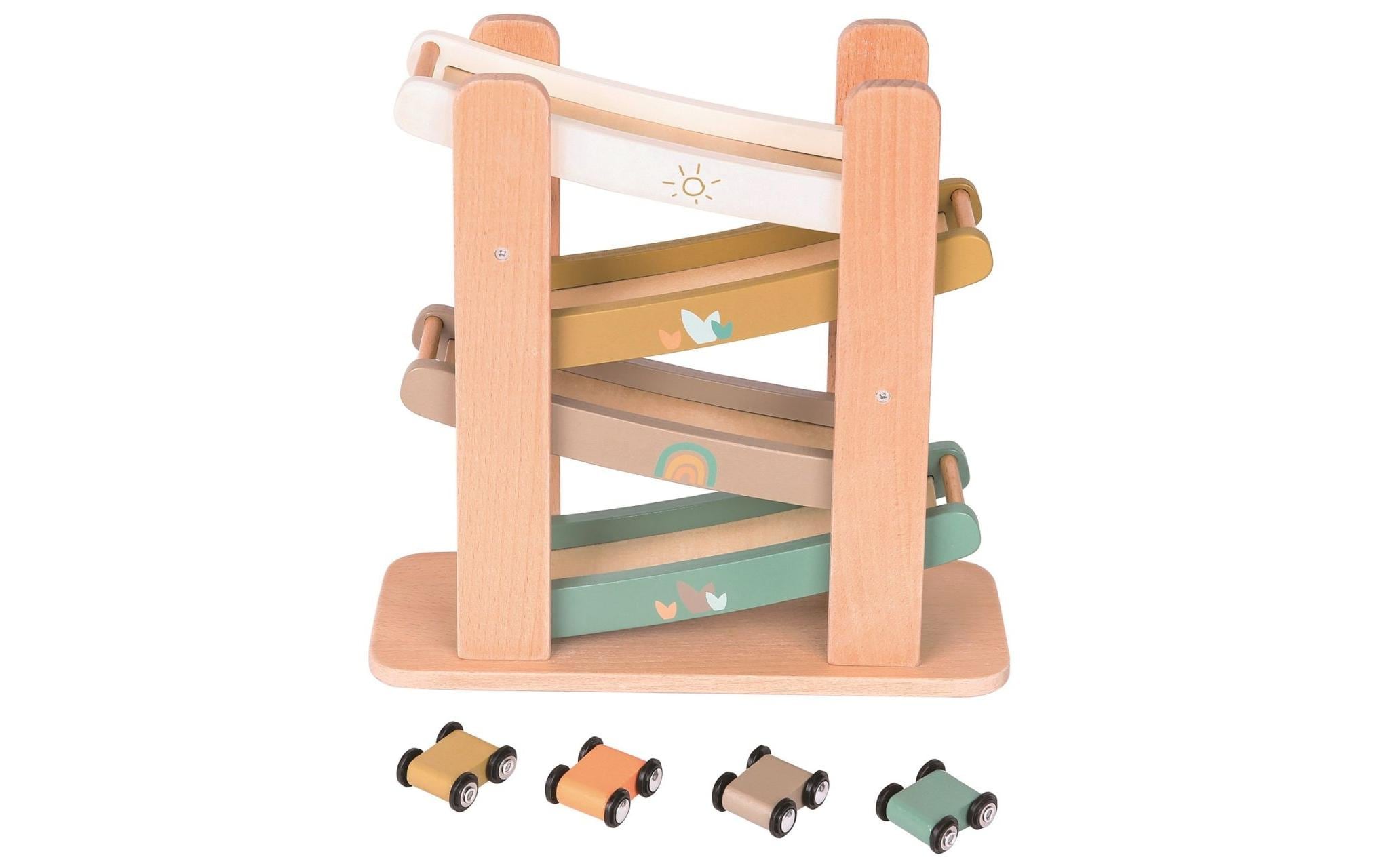 Spielba Holzspielwaren Auto-Überschlagbahn Spielba Holzspielwaren Auto-Überschlagbahn