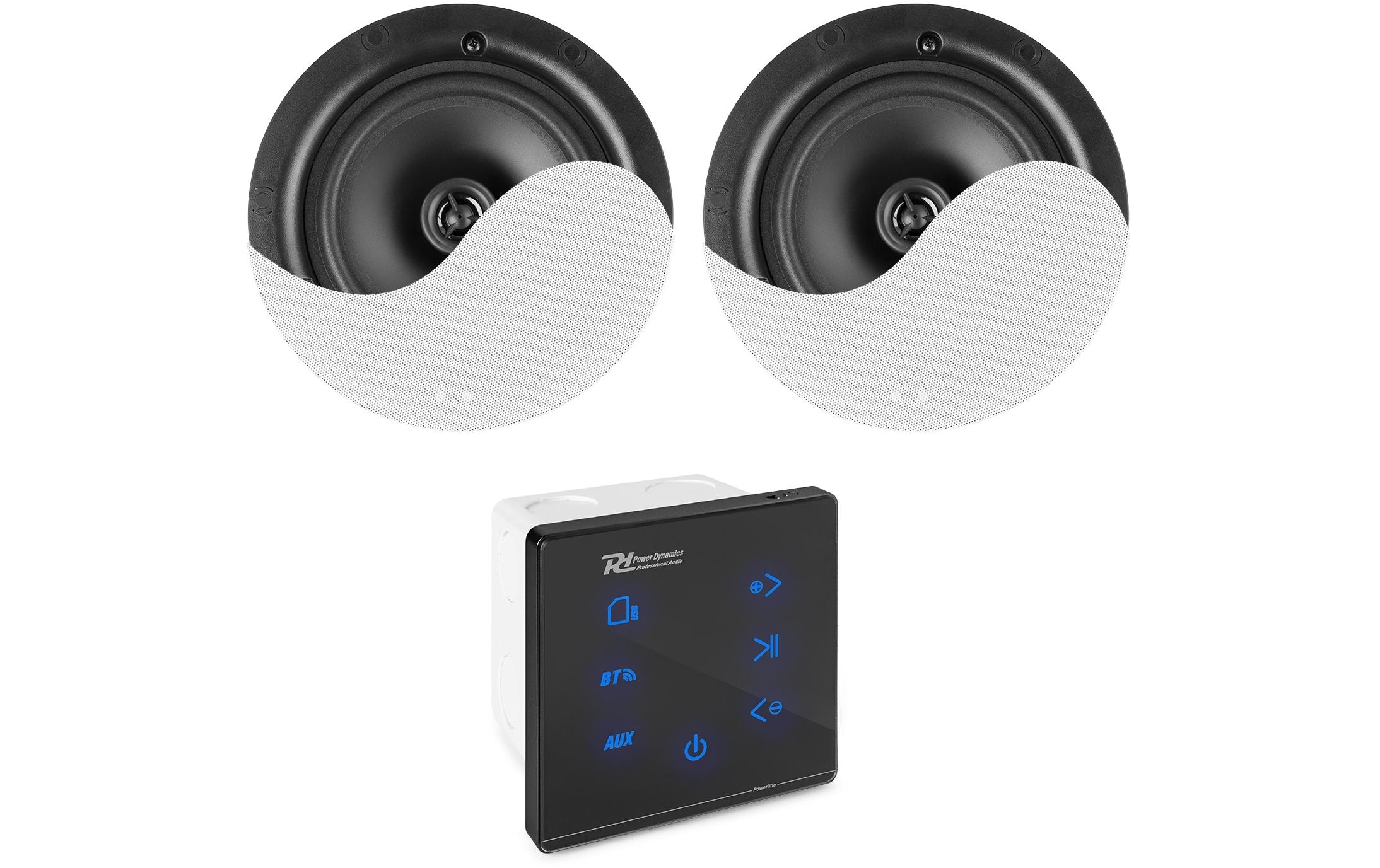 Power Dynamics Deckenlautsprecher Powerline A50B 2er-Set Power Dynamics Deckenlautsprecher Powerline A50B 2er-Set