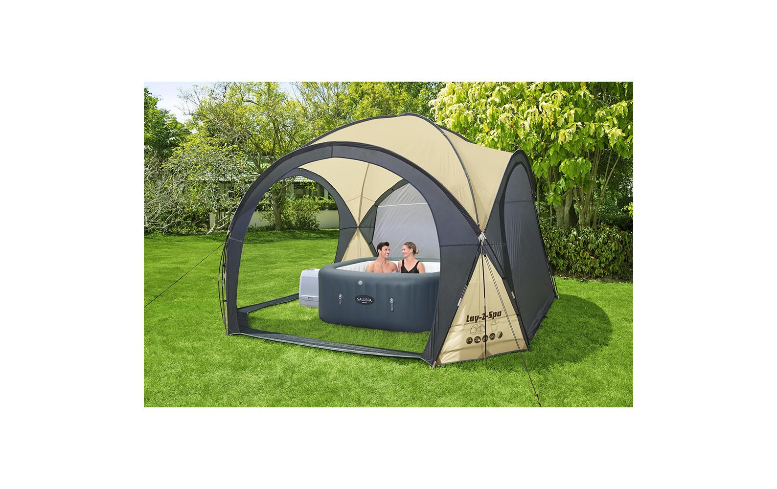 Bestway Abdeckung Lay-Z-Spa Dome, 3.9 x 3.9 x 2.55 m