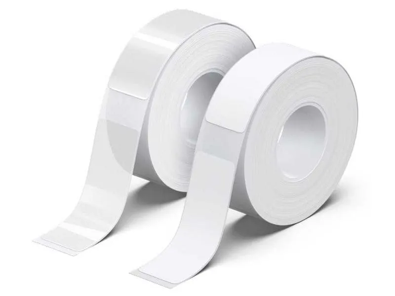 Peach Beschriftungsband LabelRolls PE101 Schwarz auf Transparent