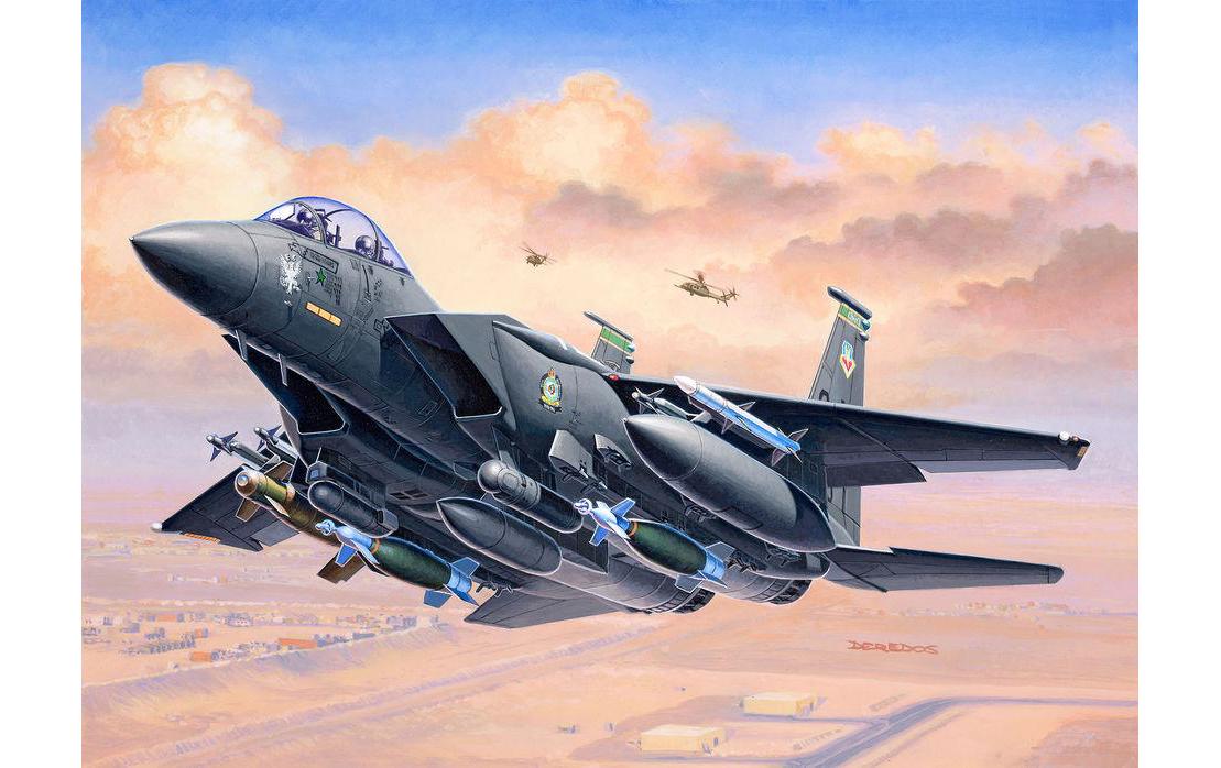 Revell Bausatz F-15E Strike Eagle & Bombs 1:144