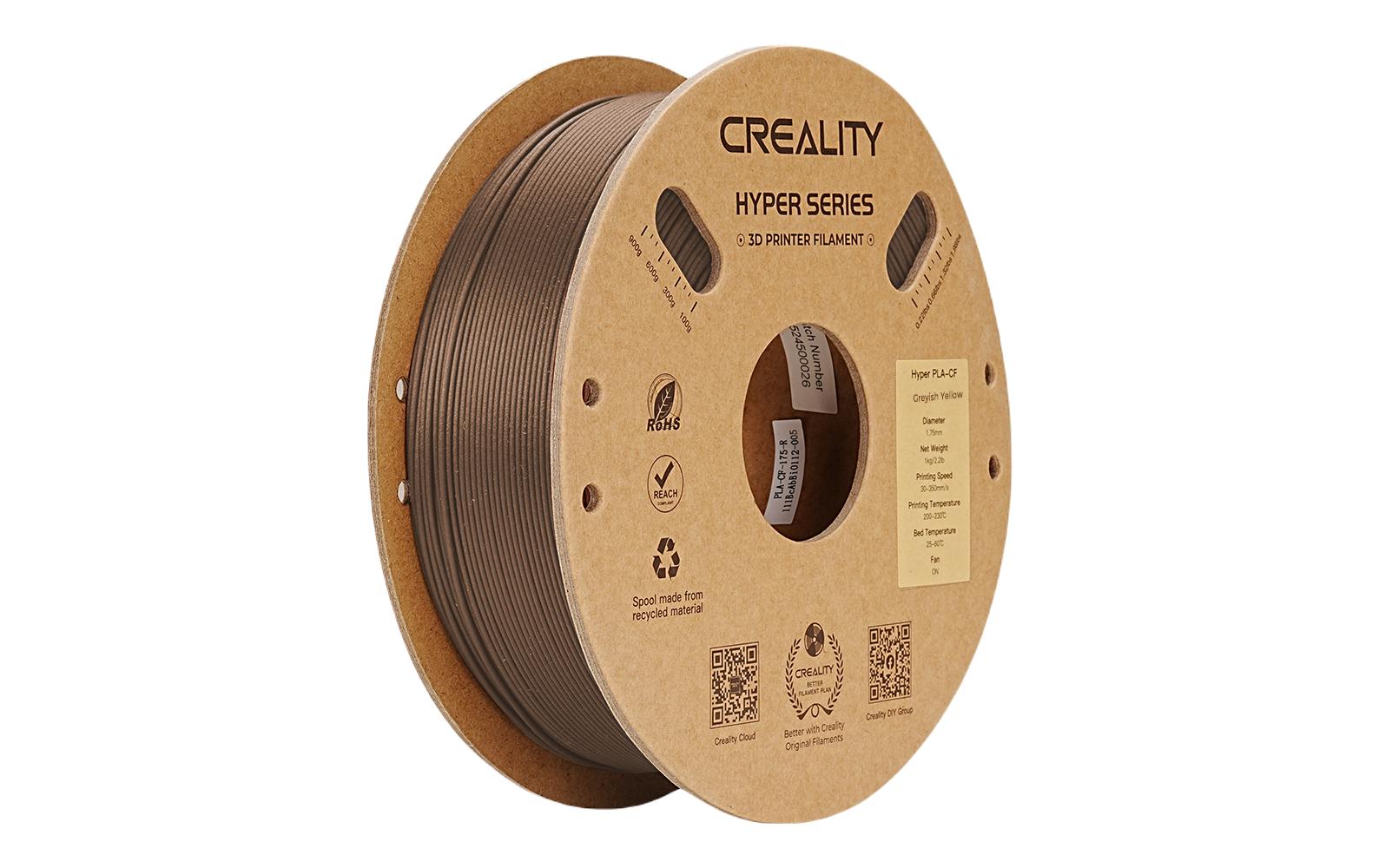 Creality Filament PLA Hyper Carbon Beige, 1.75 mm, 1 kg Creality Filament PLA Hyper Carbon Beige, 1.75 mm, 1 kg
