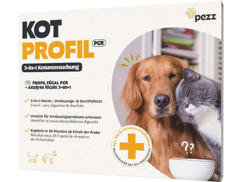 pezz Test grosses Kotprofil für Hunde und Katzen pezz Test grosses Kotprofil für Hunde und Katzen