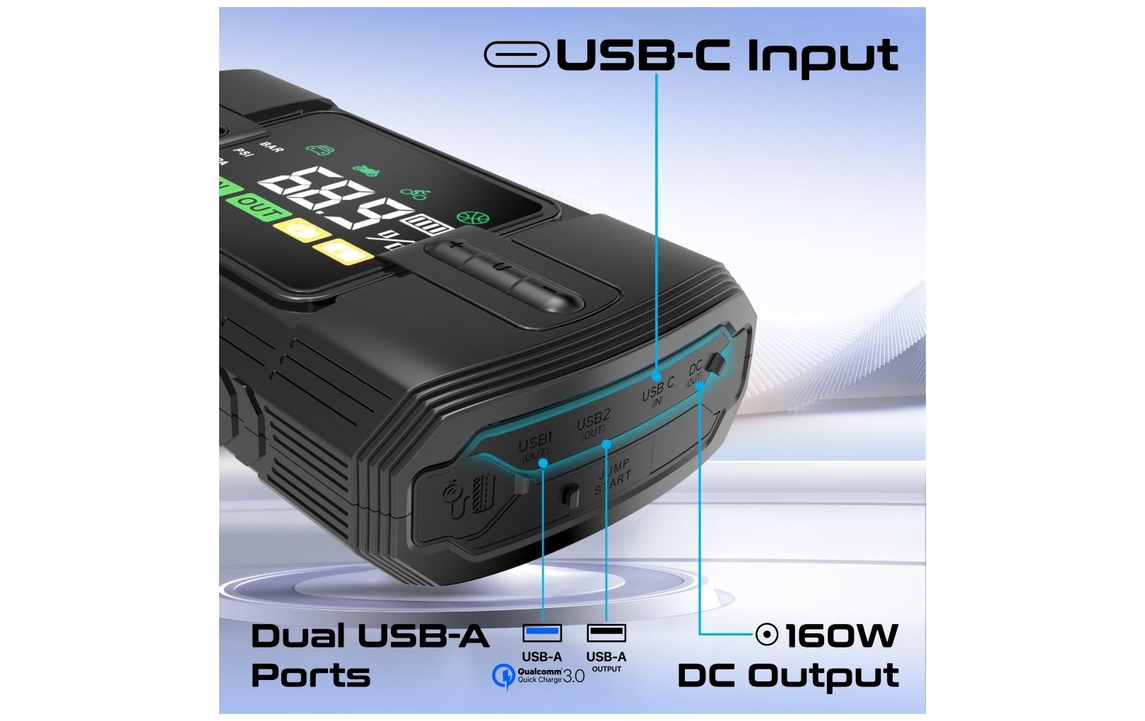 Promate PatrolPack-3 Hochleistungs-Auto-Starter