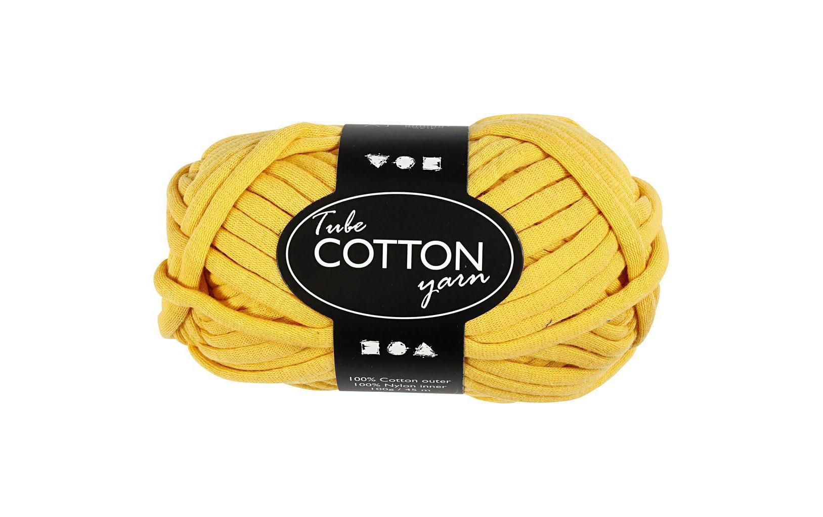 Creativ Company Schlauchgarn 100 g Gelb Creativ Company Schlauchgarn 100 g Gelb