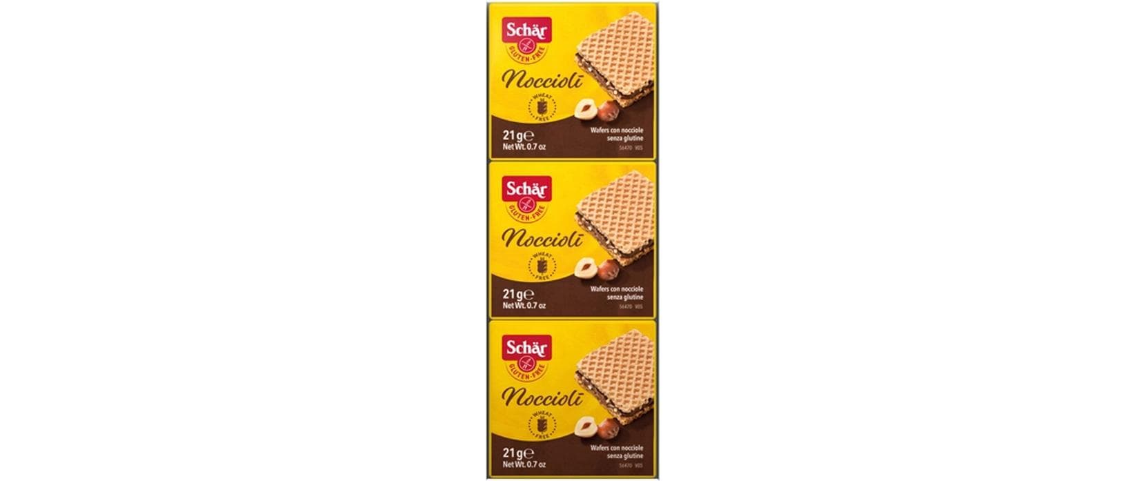 Dr.Schär Snack Noccioli Snack 3er Pack glutenfrei 63 g