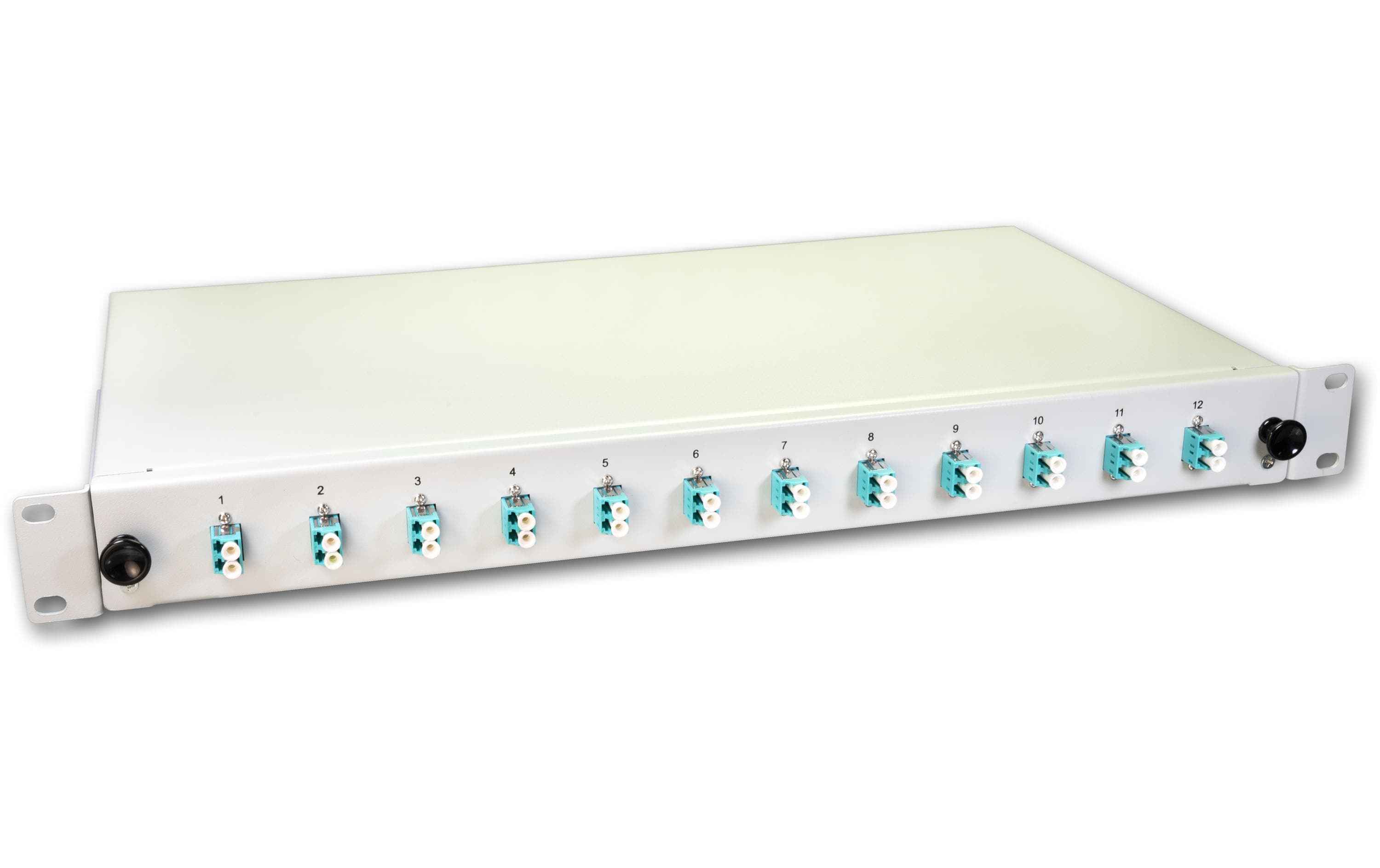 Lightwin Spleissbox 24 Fasern, 12x DLC MM, 50/125µm OM3 Pigtail Lightwin Spleissbox 24 Fasern, 12x DLC MM, 50/125µm OM3 Pigtail