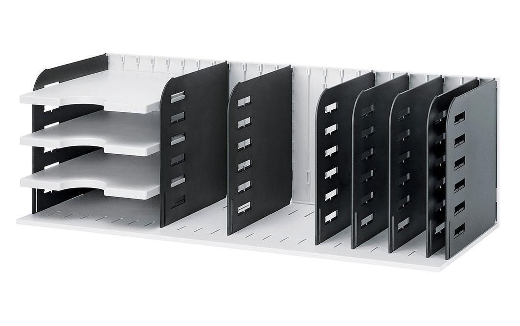 Styro Bücher-Trennwände styrorac 8 Wände, 3 Tablare Styro Bücher-Trennwände styrorac 8 Wände, 3 Tablare