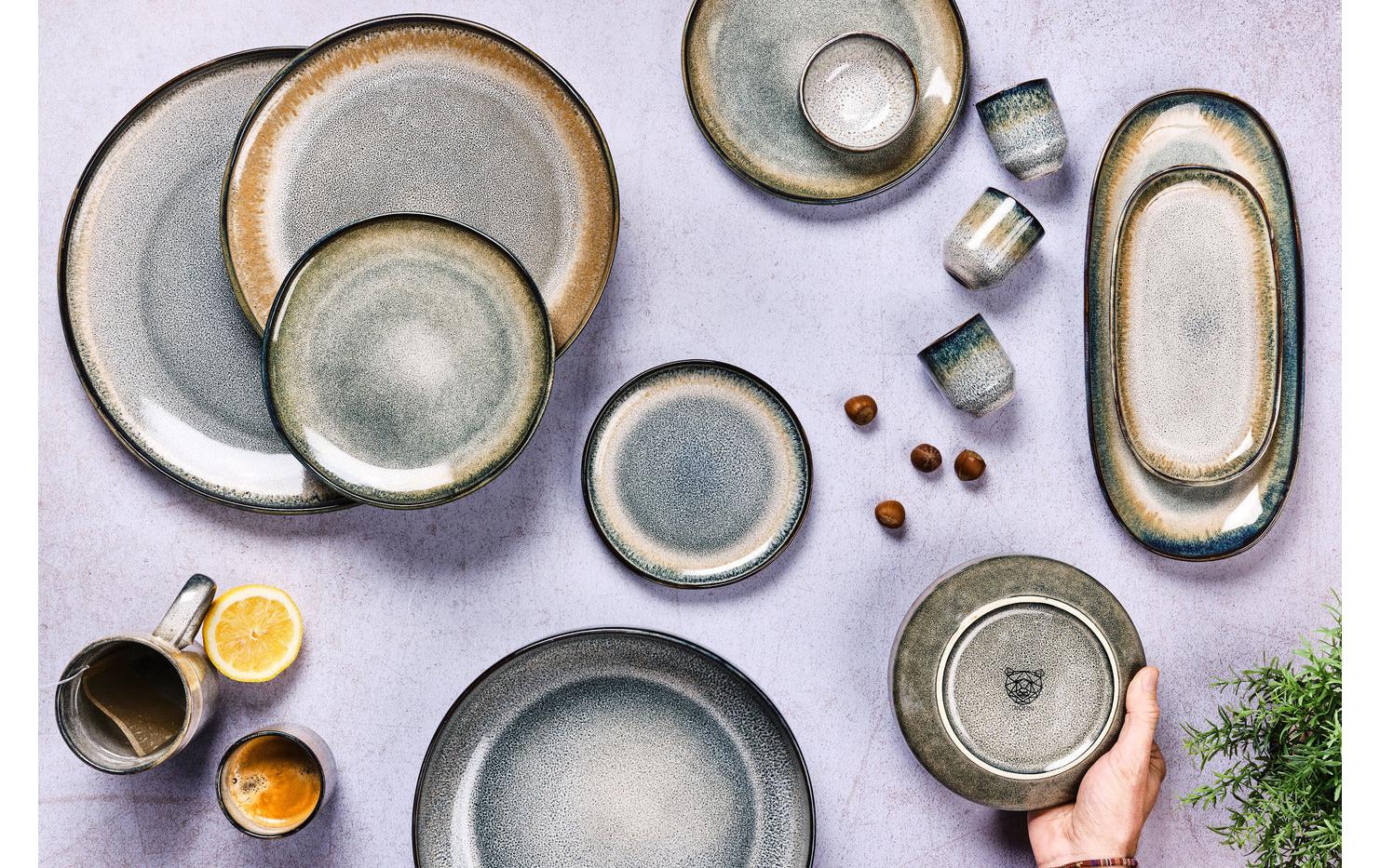 Björn Speiseteller Genesis Braun, Ø20.5 cm - 6-teilig