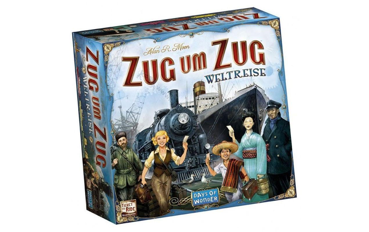 Days of Wonder Familienspiel Zug um Zug – Weltreise