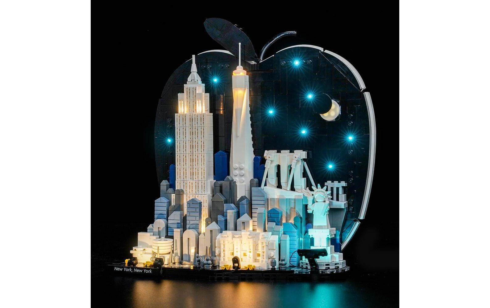 BrickBling Beleuchtungs-Set für LEGO® 21066 New York City The Big Apple