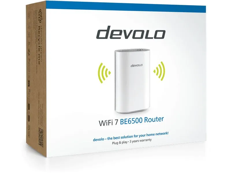 devolo Router WiFi 7 BE6500 Dual-Band devolo Router WiFi 7 BE6500 Dual-Band