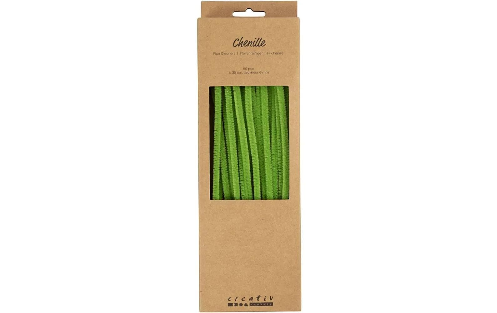 Creativ Company Chenilledraht 50 Stück, Hellgrün Creativ Company Chenilledraht 50 Stück, Hellgrün