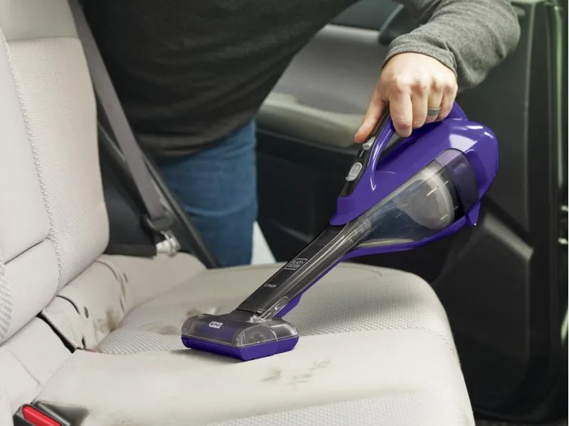 BLACK+DECKER Akku-Handsauger Dustbuster Pet Titanium/Violett BLACK+DECKER Akku-Handsauger Dustbuster Pet Titanium/Violett