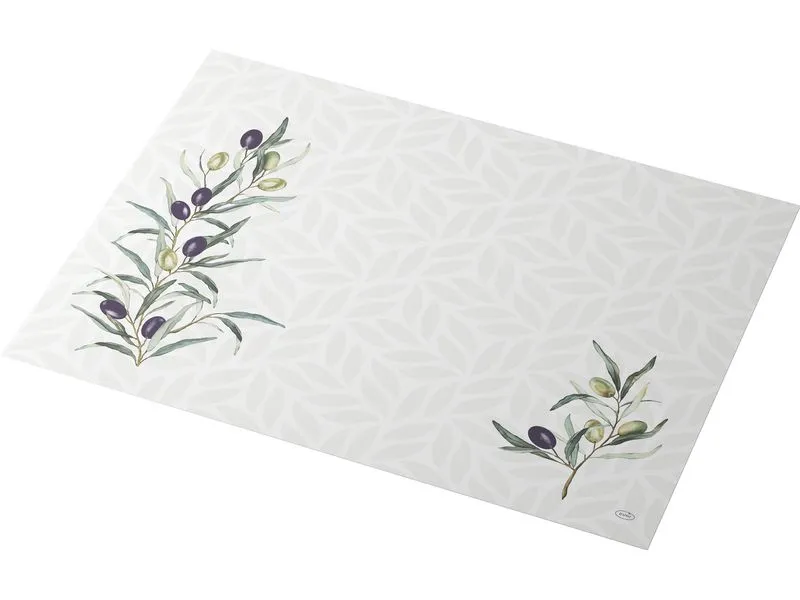 Duni Tischset Olive Garden 250 Stück, 30 cm x 40 cm, Weiss Duni Tischset Olive Garden 250 Stück, 30 cm x 40 cm, Weiss