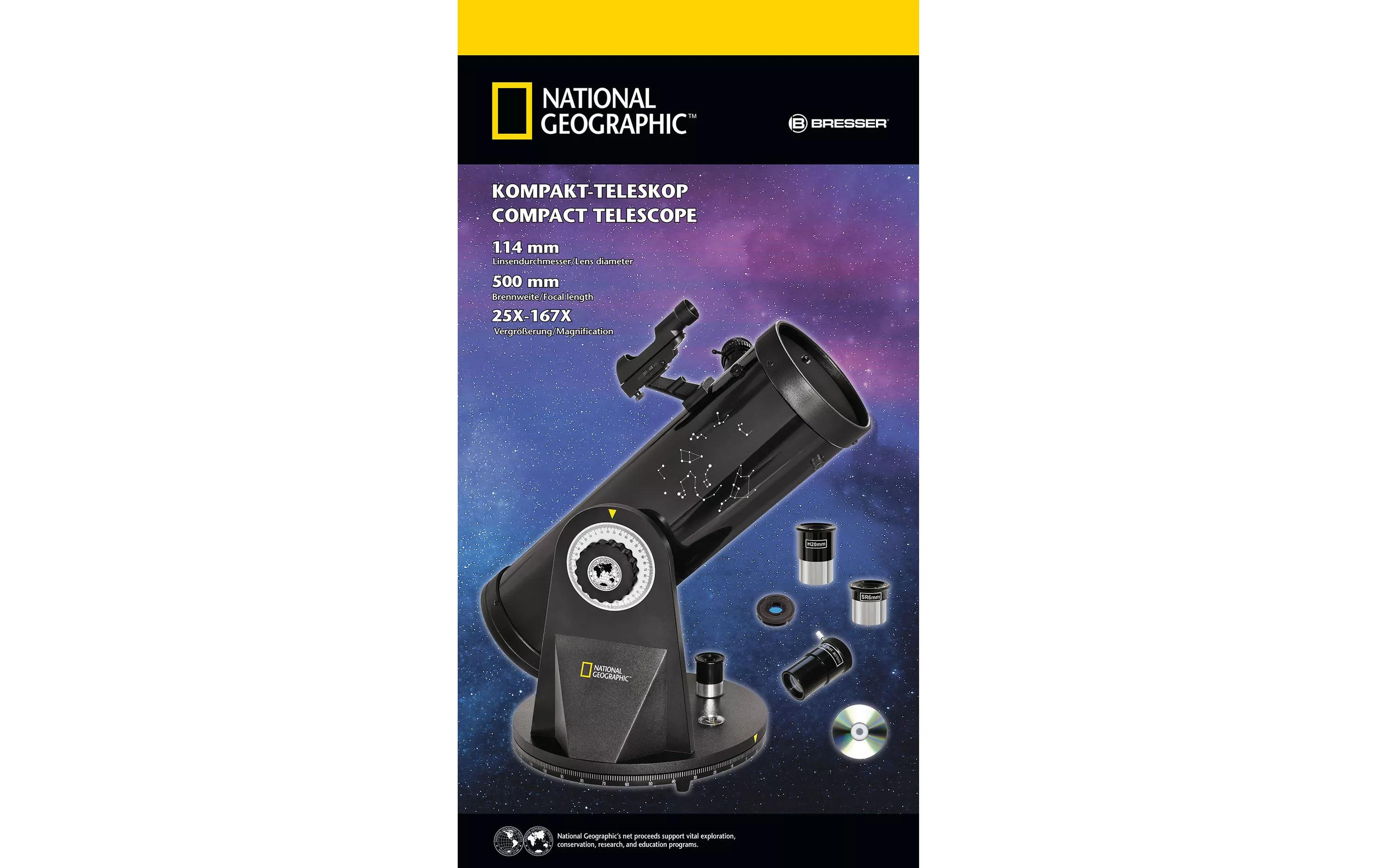 National Geographic Kompakt-Teleskop 114/500